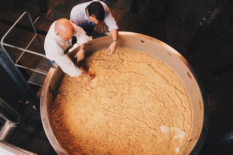 making scotch whiskey mash.